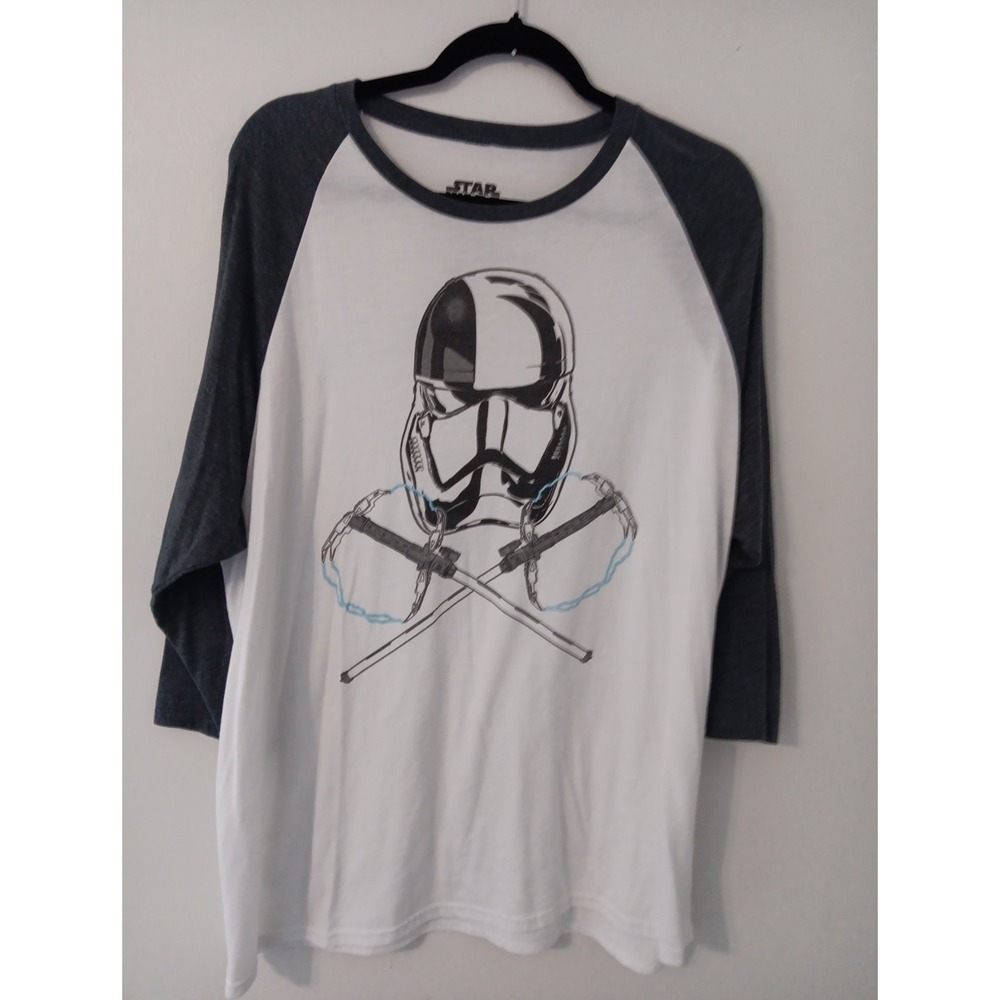 Star Wars Darth Vader Executioner Trooper Mad Engine Baseball T-Shirt Sz. XL